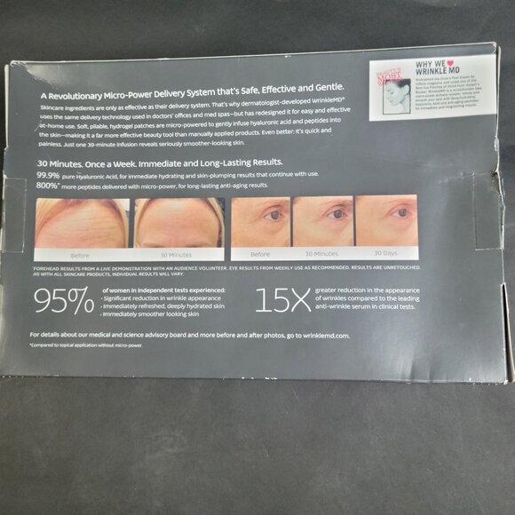 NIB WrinkleMD Brow Hyaluronic Acid Deep Infusion System (Imperfect Packaging) - Picture 4 of 8